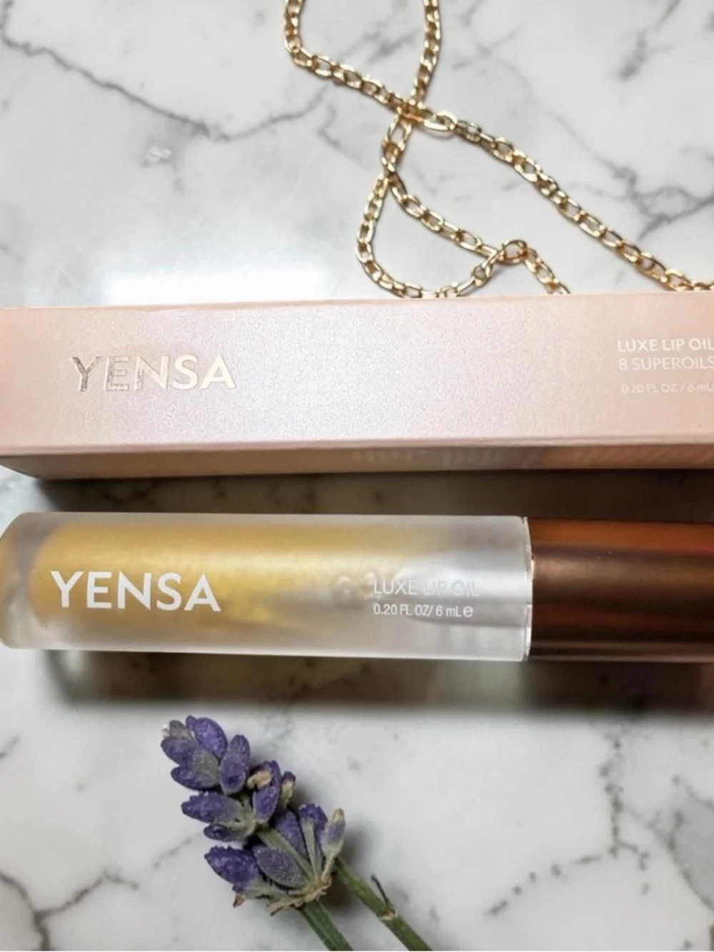 FULL SIZE NEW Yensa Skin on Skin Beauty Makeup Foundation‎ Sponge & Luxe Lip Oil